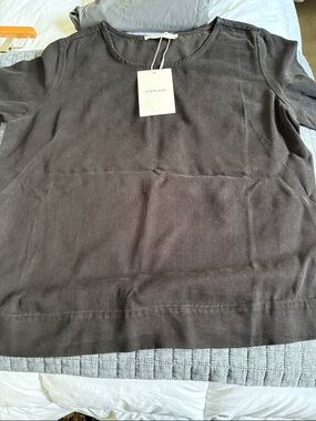 Everlane Black Crewneck Short Sleeve Tee